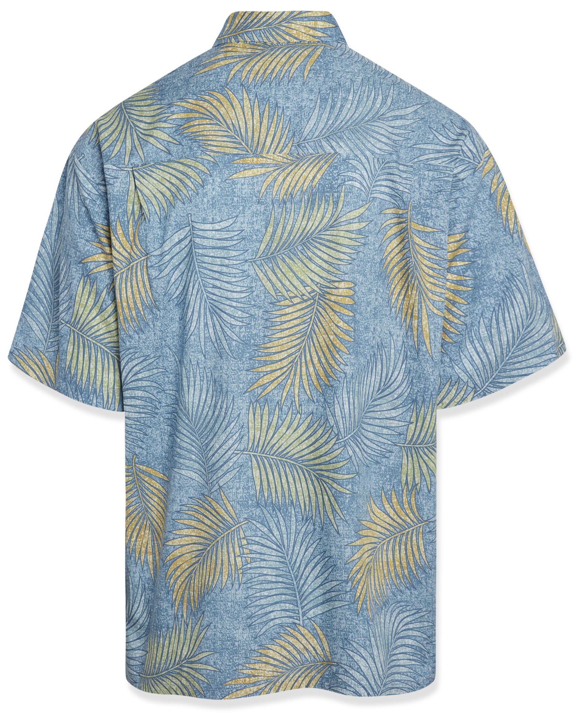 Bamboo cay mens modal blend hawaiian tropical print shirt