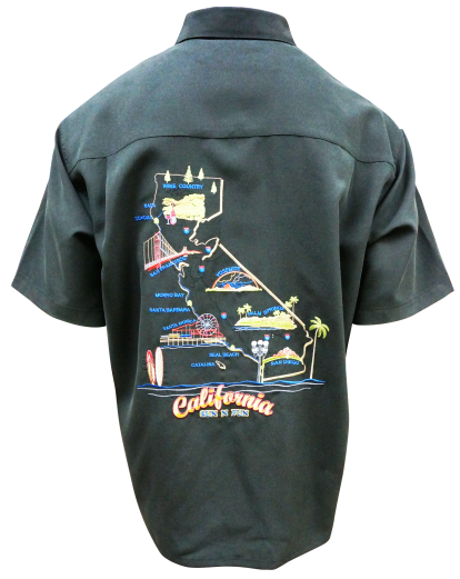 California Sun N Fun Embroidered Shirt - S