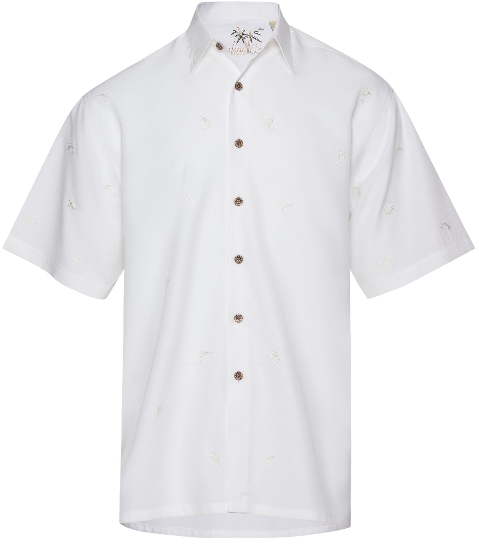 Men's embroidered sailfish shirt by Bamboo Cay