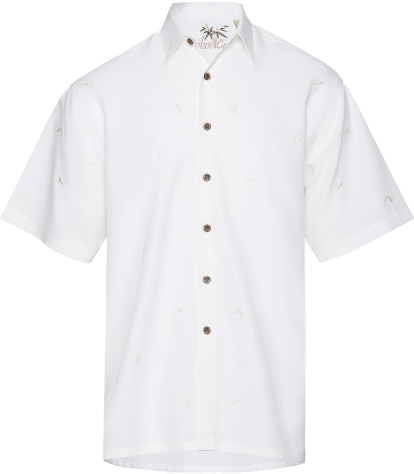 All Over Sailfish Embroidered Shirt - 2XL