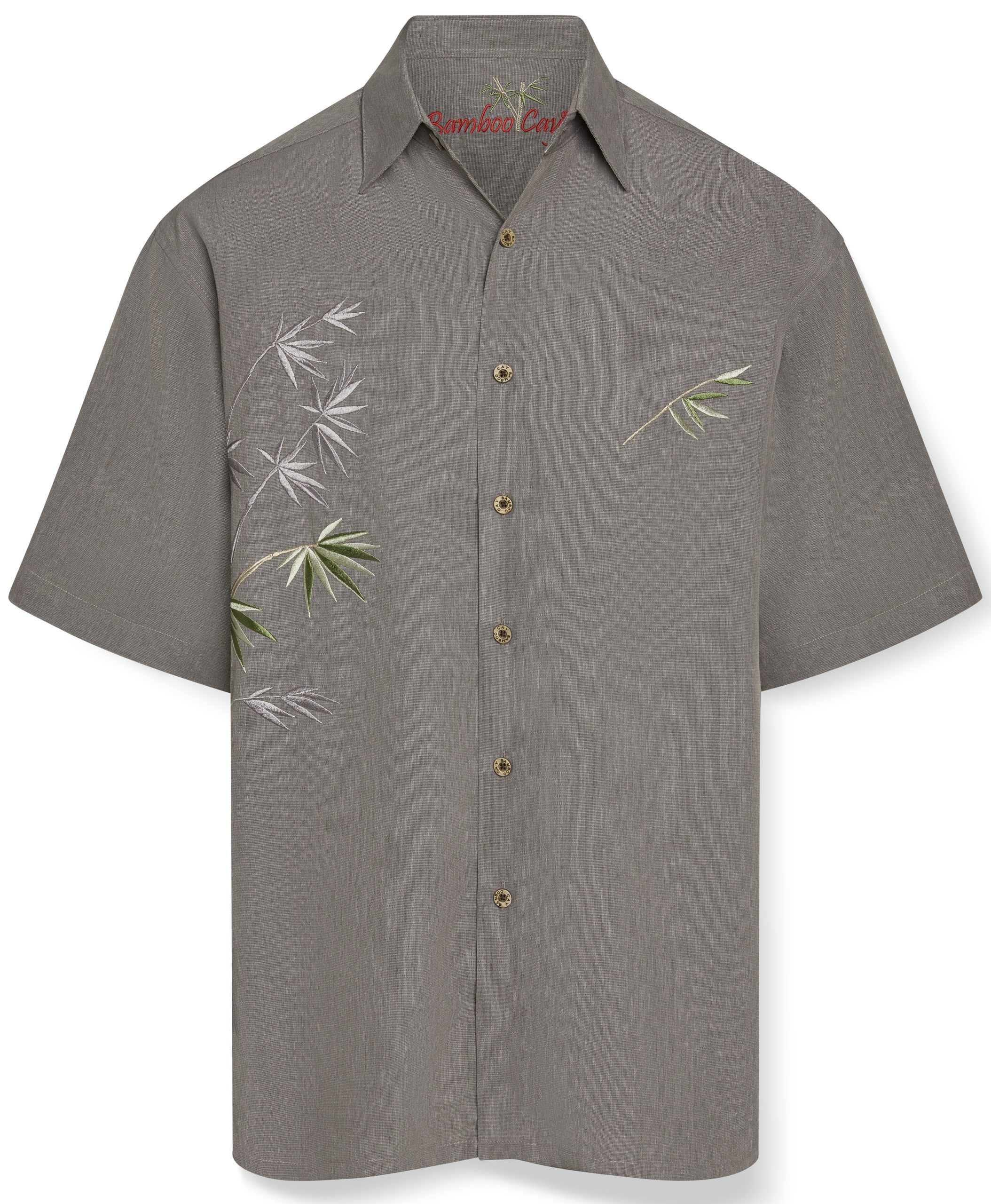 bamboo cay flying bamboos embroidered shirt
