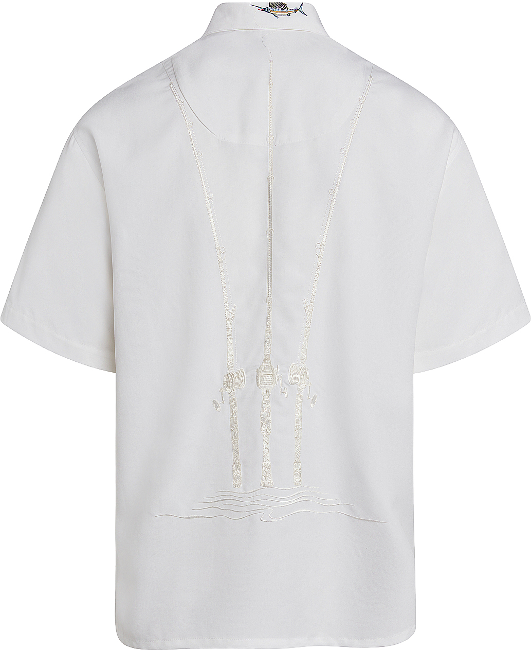 bamboo cay fishing rod camp shirt