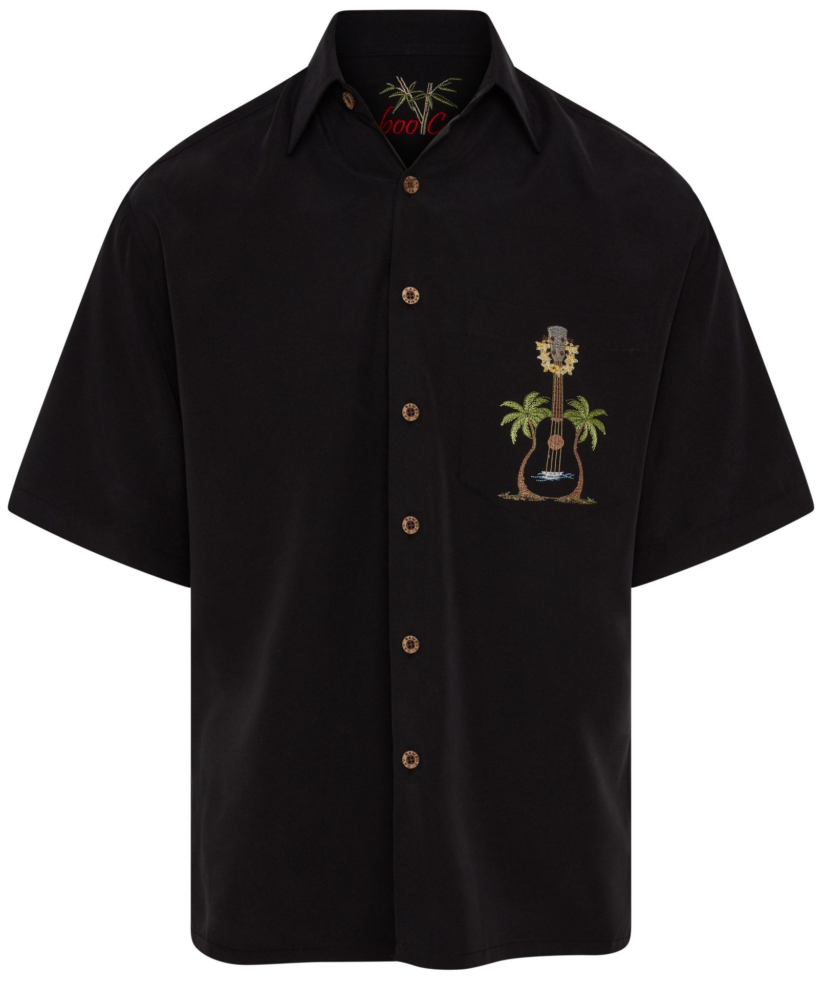 Bamboo Cay Men's Ukulele Camp Shirt